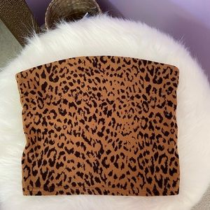 Urban Outfitters Cheetah Tube Top